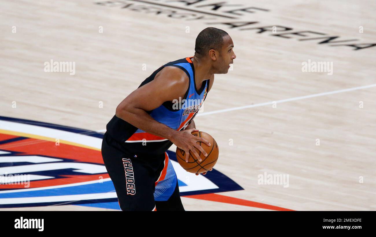 Oklahoma City Thunder center Al Horford (42) during the second half of an  NBA basketball game against the Memphis Grizzlies, Wednesday, March 24,  2021, in Oklahoma City. (AP Photo/Garett Fisbeck Stock Photo - Alamy