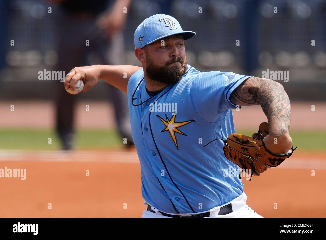 Team Players of the Tampa Bay Rays at Spring Training in Florida Stock  Photo - Alamy