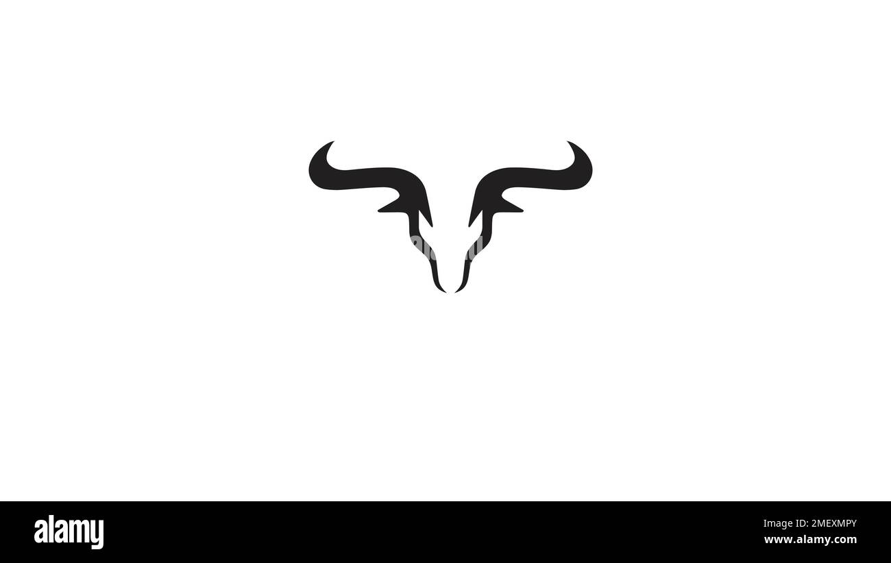 Creative Bull Head Logo Design Vector Stock Vector Image & Art Alamy