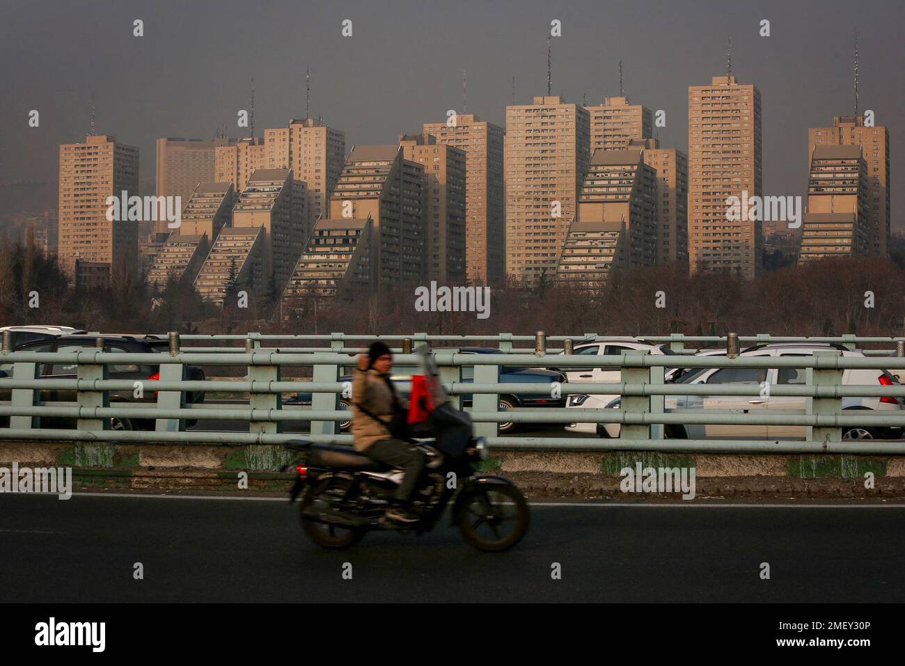 Tehran Polluted A general view of the city turning gray due to the high levels of air ...