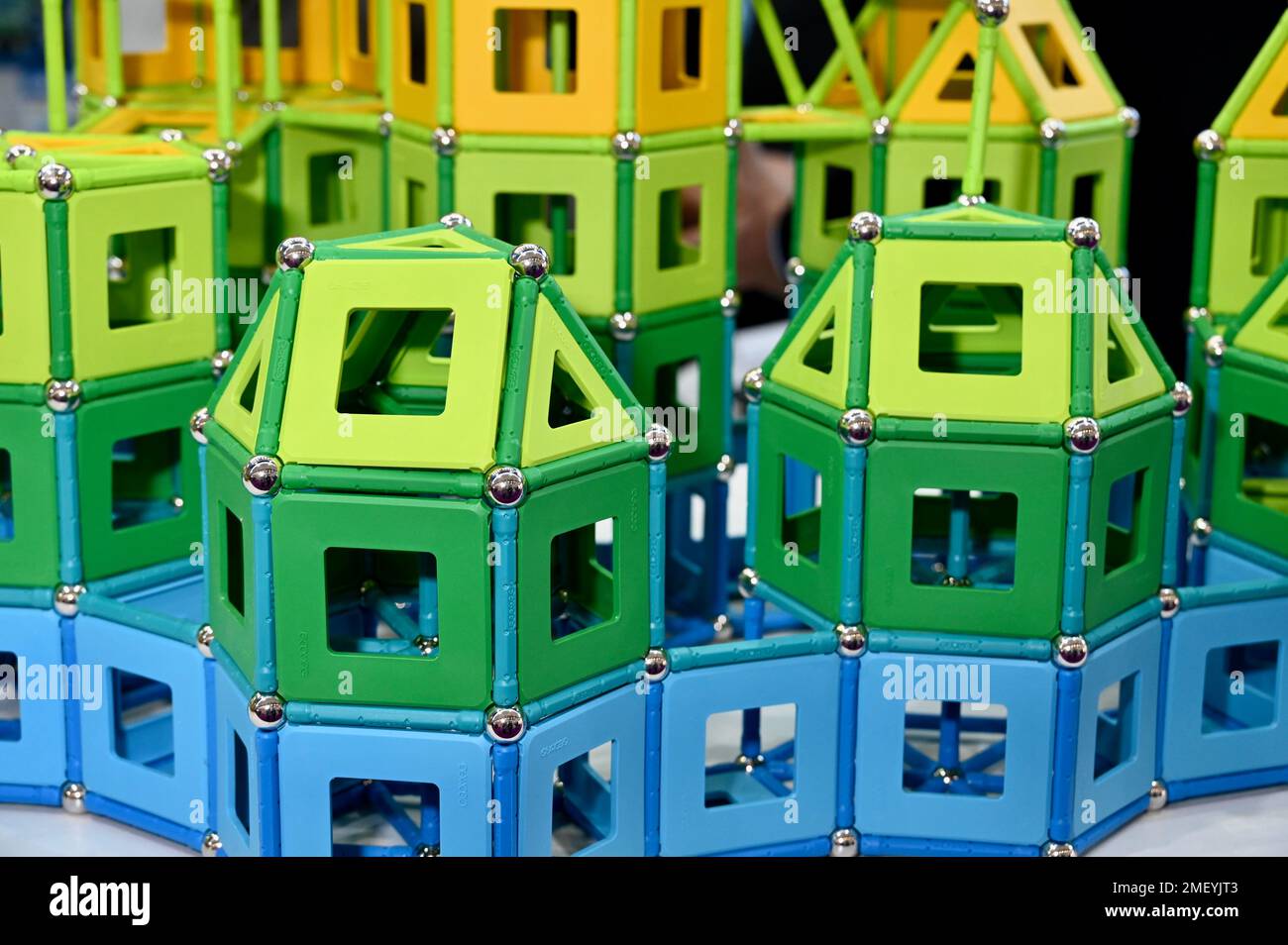 London, UK. Geomag, The Toy. Toy Fair 2023 plays host to more than 250 exhibiting