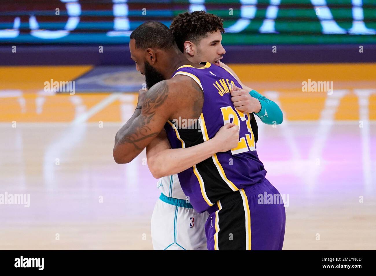 lebron james lamelo ball