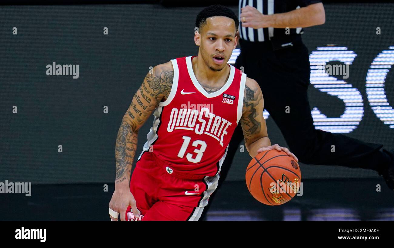 Ohio State guard CJ Walker 13 plays against Purdue in the first