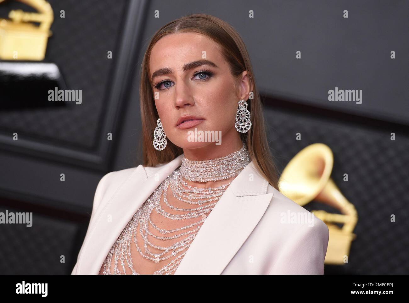 Ingrid Andress arrives at the 63rd annual Grammy Awards at the Los