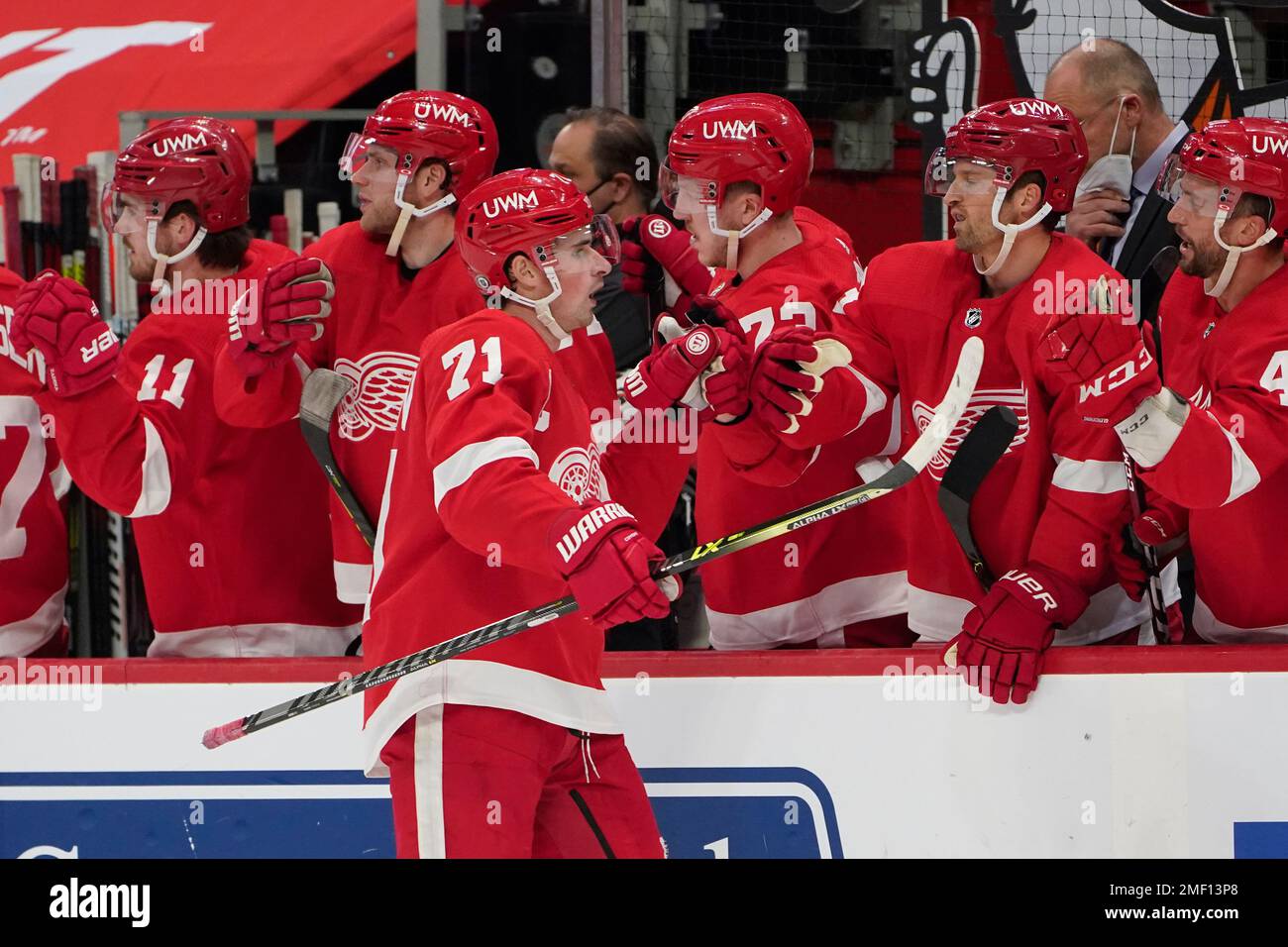 Dylan Larkin, Detroit Red Wings Stock Photo - Alamy