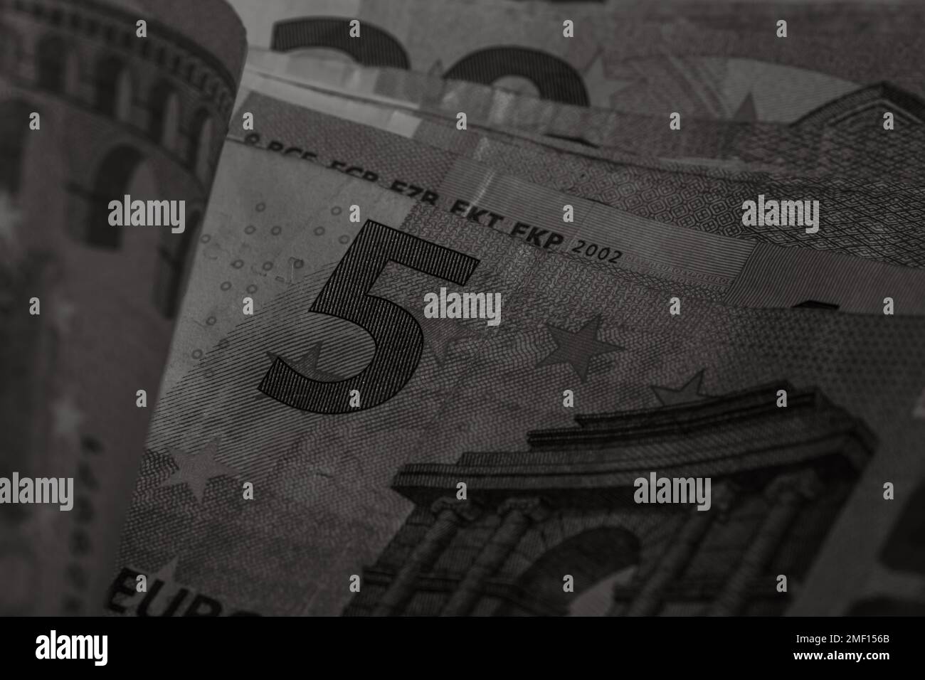 Detail of euro banknote, close up of euro money isolated Stock Photo ...