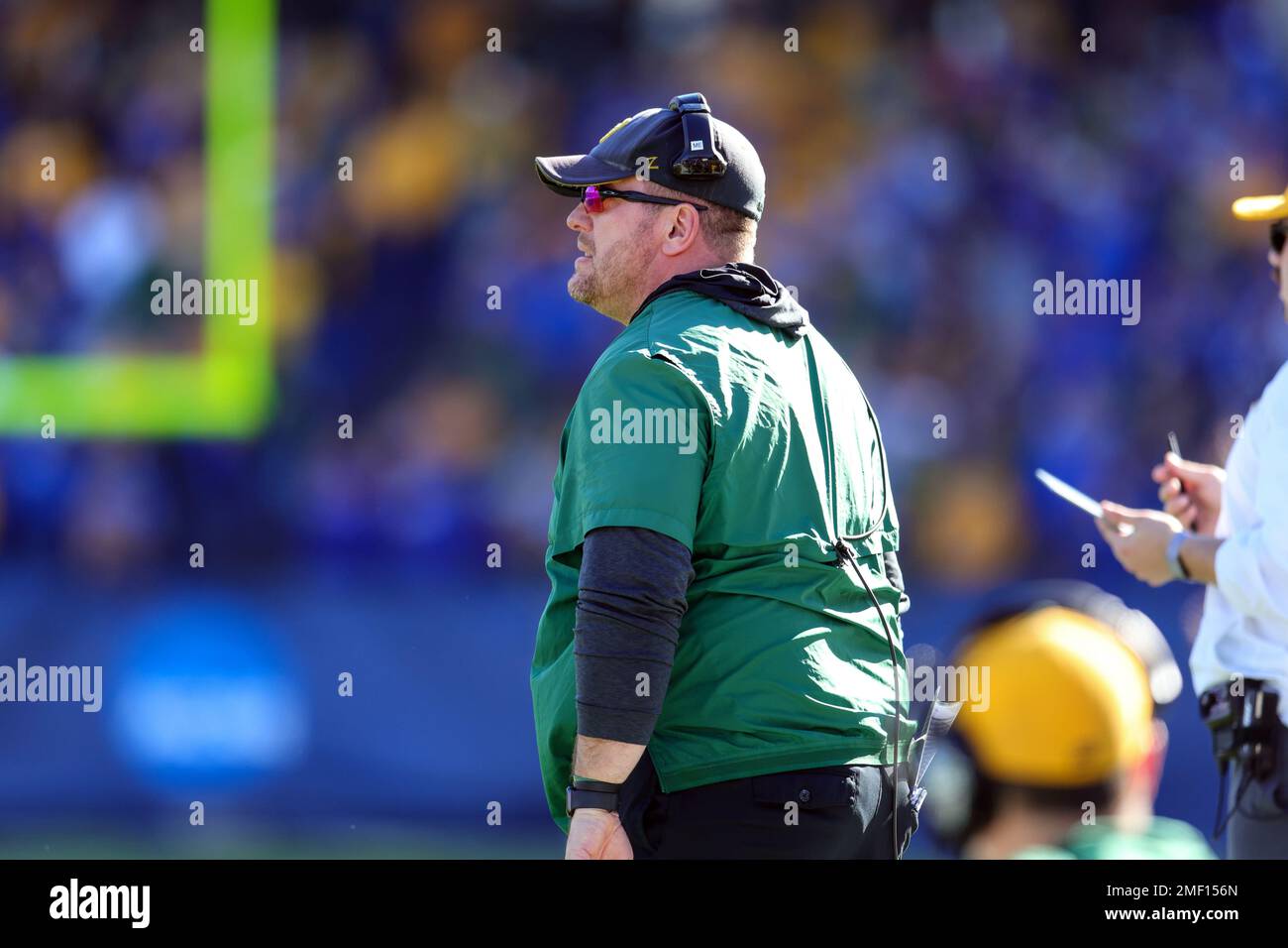 North Dakota State Bisons head coach Matt Entz during the first quarter of the 2023 NCAA Division I FCS National Championship Game at Toyota Stadium o Stock Photo