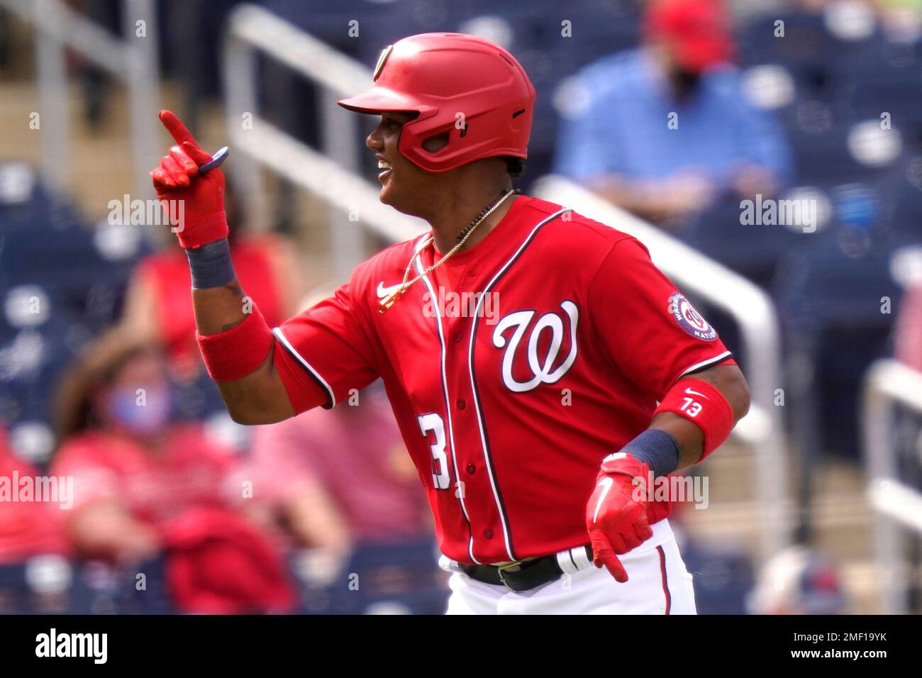 Starlin Castro Launches Two Home Runs - Stadium