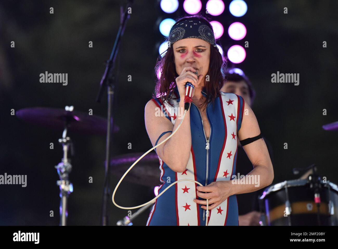 Juliette Lewis Rocker Juliette Lewis performs with her band Juliette and the Licks during ...