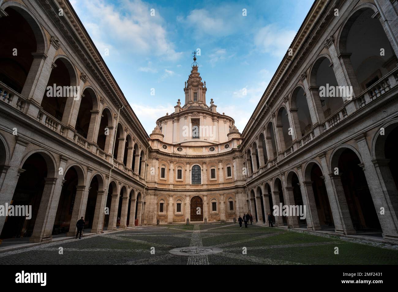 Cathedral and vatican in rome, italy Stock Photo