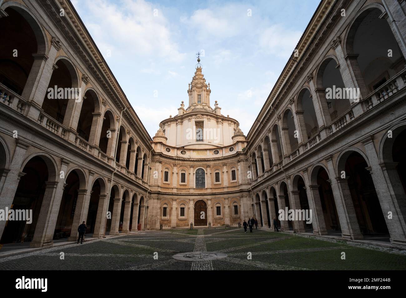 Cathedral and vatican in rome, italy Stock Photo