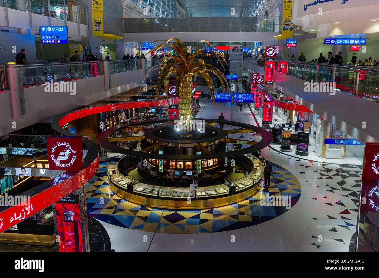 Duty Free shops at Dubai Airport, United Arab Emirates Stock Photo Alamy
