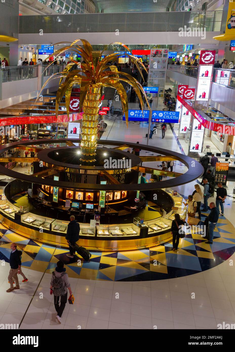 Duty Free shops at Dubai Airport, United Arab Emirates Stock Photo Alamy