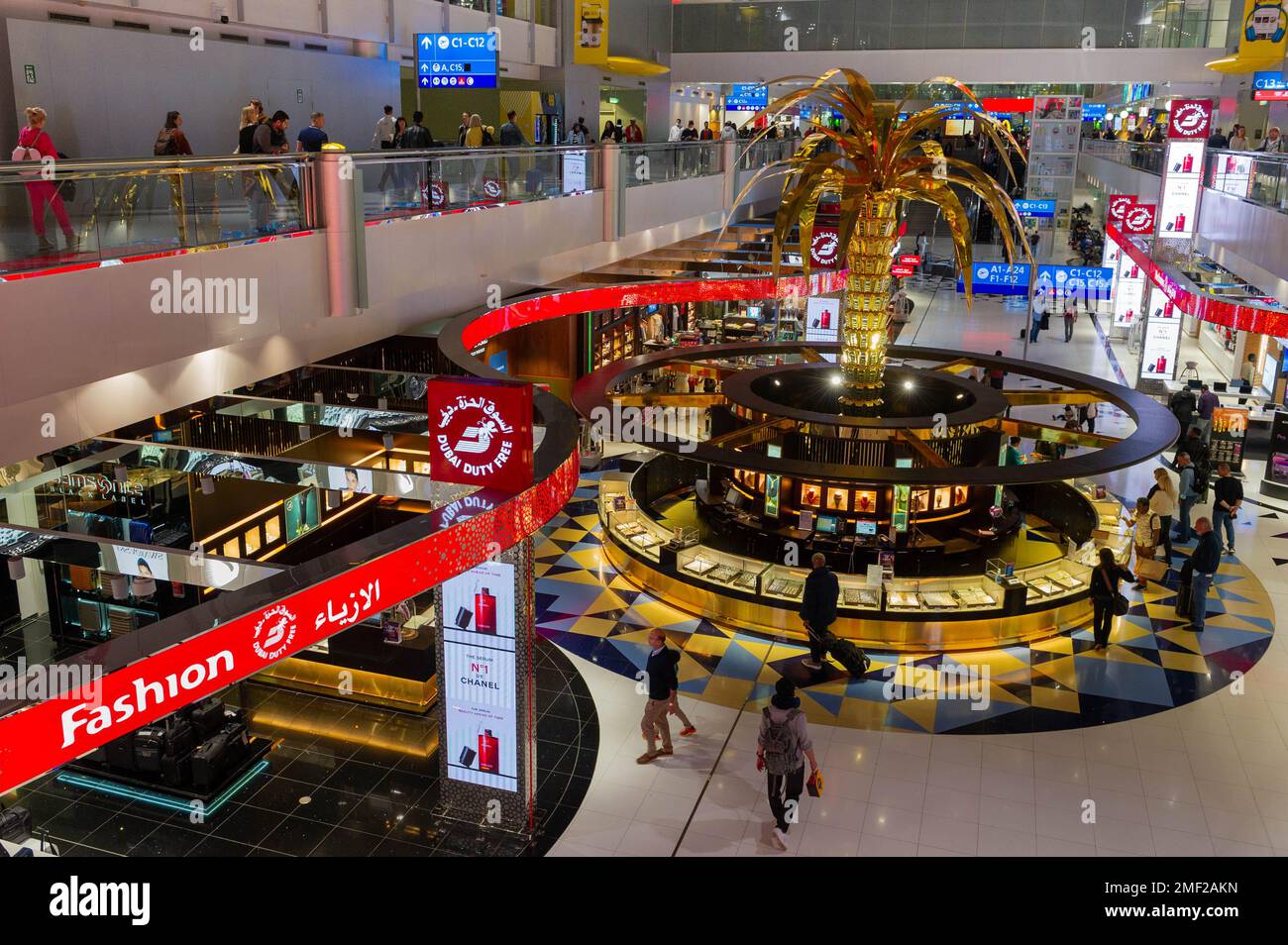 Duty Free shops at Dubai Airport, United Arab Emirates Stock Photo Alamy