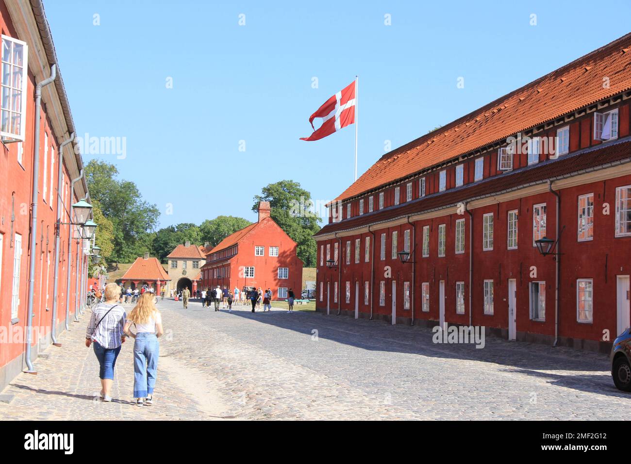 Kastellet fortress grounds in Copenhagen, Denmark Stock Photo