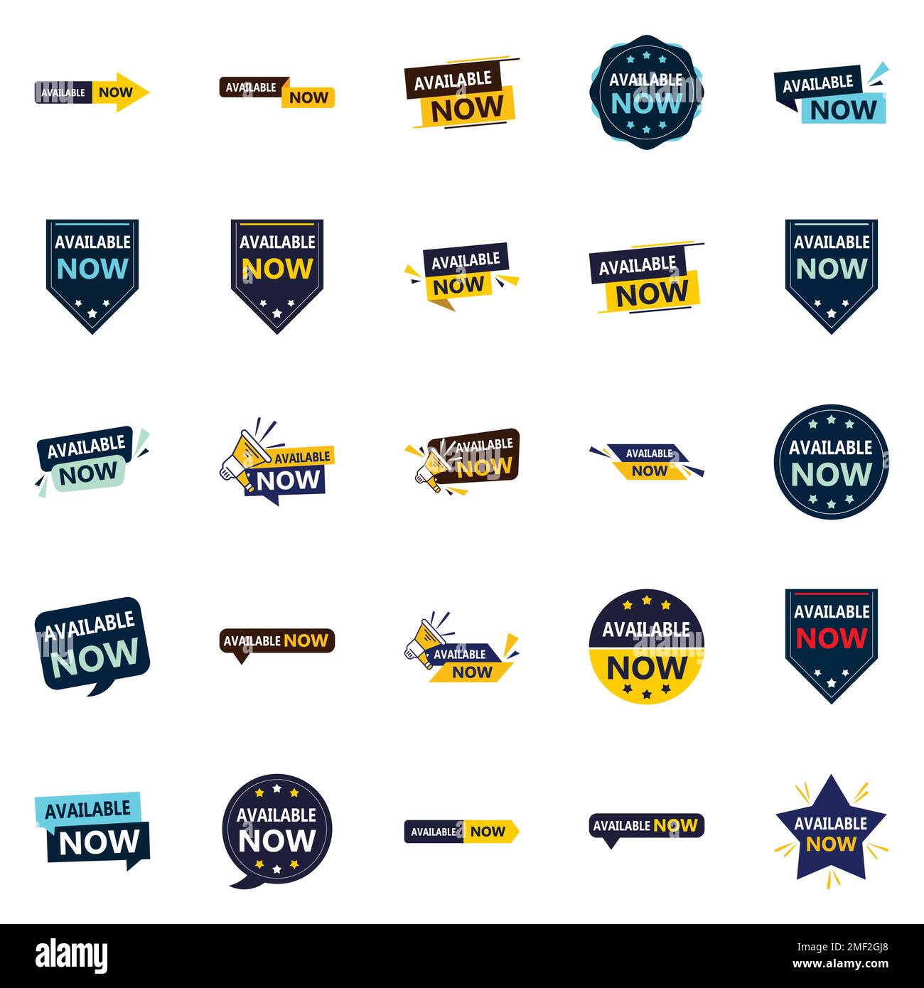 Available Now 25 Vector Banners for Memorable Marketing Materials Stock