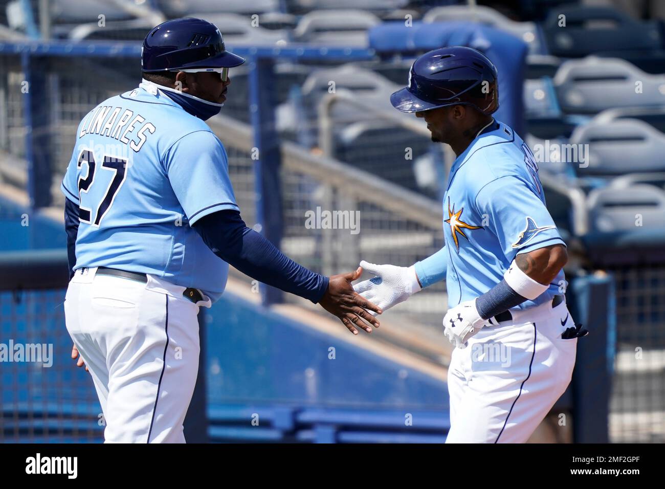 MLB on X: In his first at-bat of the spring, Wander Franco goes