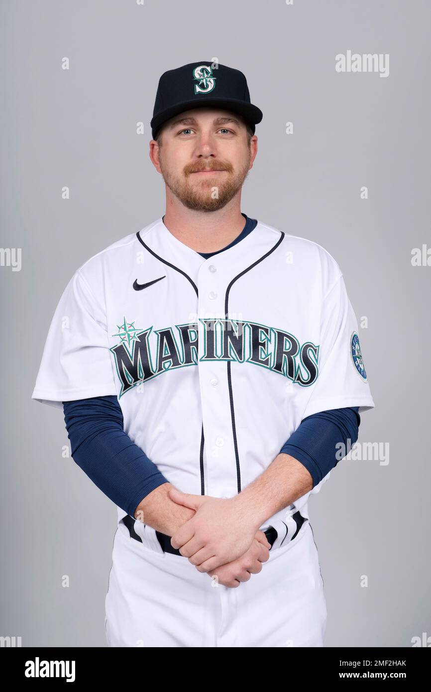 This is a 2021 photo of Connor Dawson of the Seattle Mariners baseball
