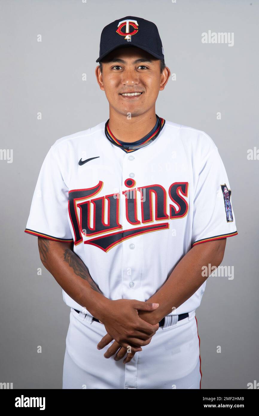 This is a 2021 photo of Tzu-Wei Lin of the Minnesota Twins baseball team.  This image reflects the Minnesota Twins active roster as of Friday, Feb.  26, 2021 when this image was