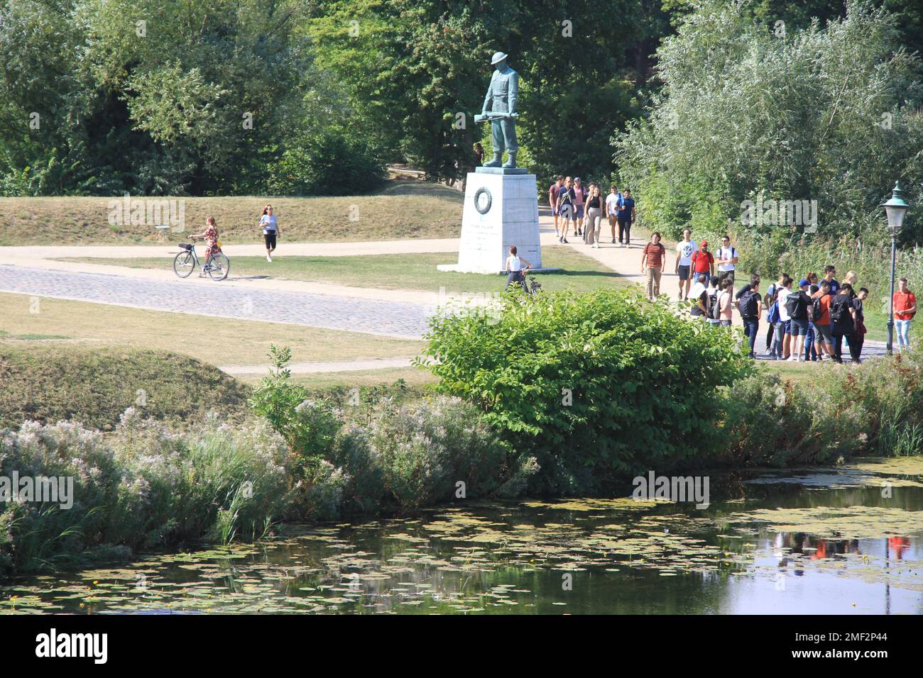 Kastellet fortress grounds in Copenhagen, Denmark Stock Photo