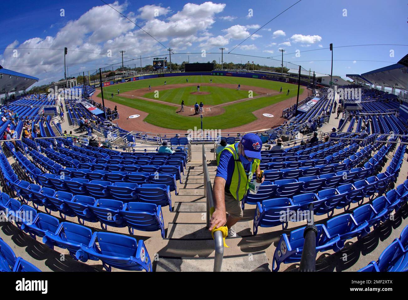 Spring Training Baseball-Dunedin-Blue Jay Fans