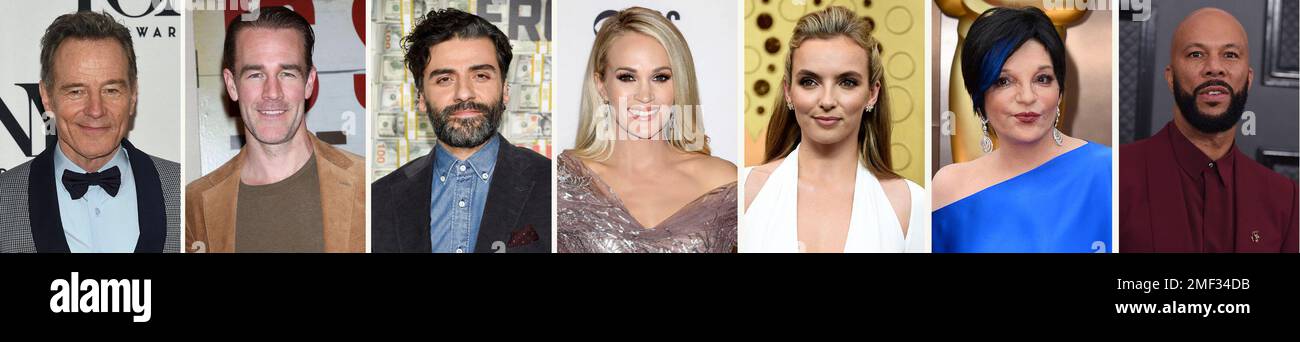 This combination photo of celebrities with birthdays from March 7-13