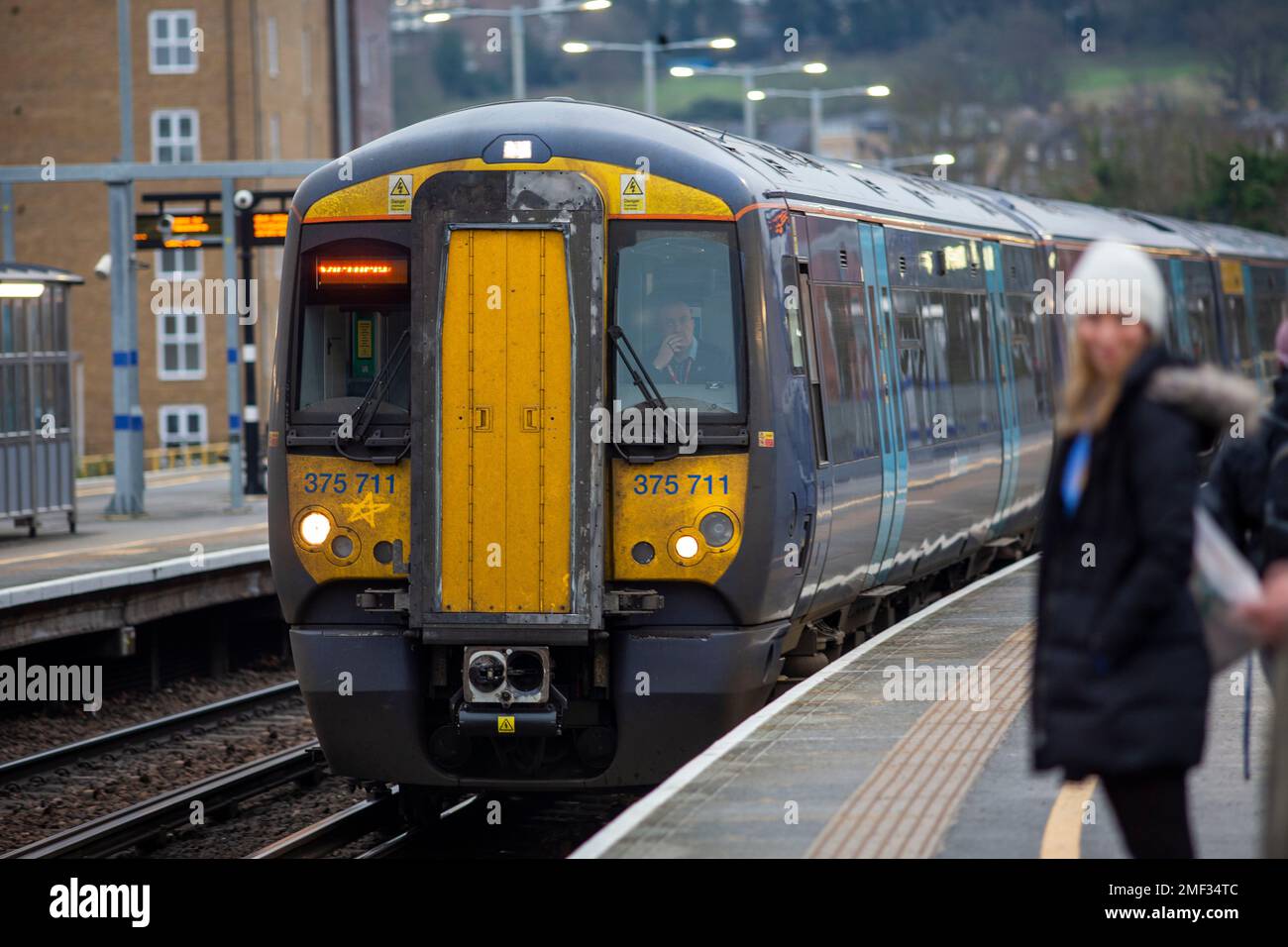 Rochester railway station, Kent, UK Stock Photo Alamy