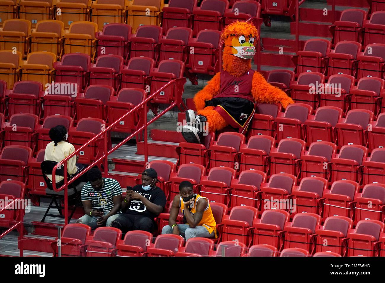 Burnie the miami heat mascot hi-res stock photography and images