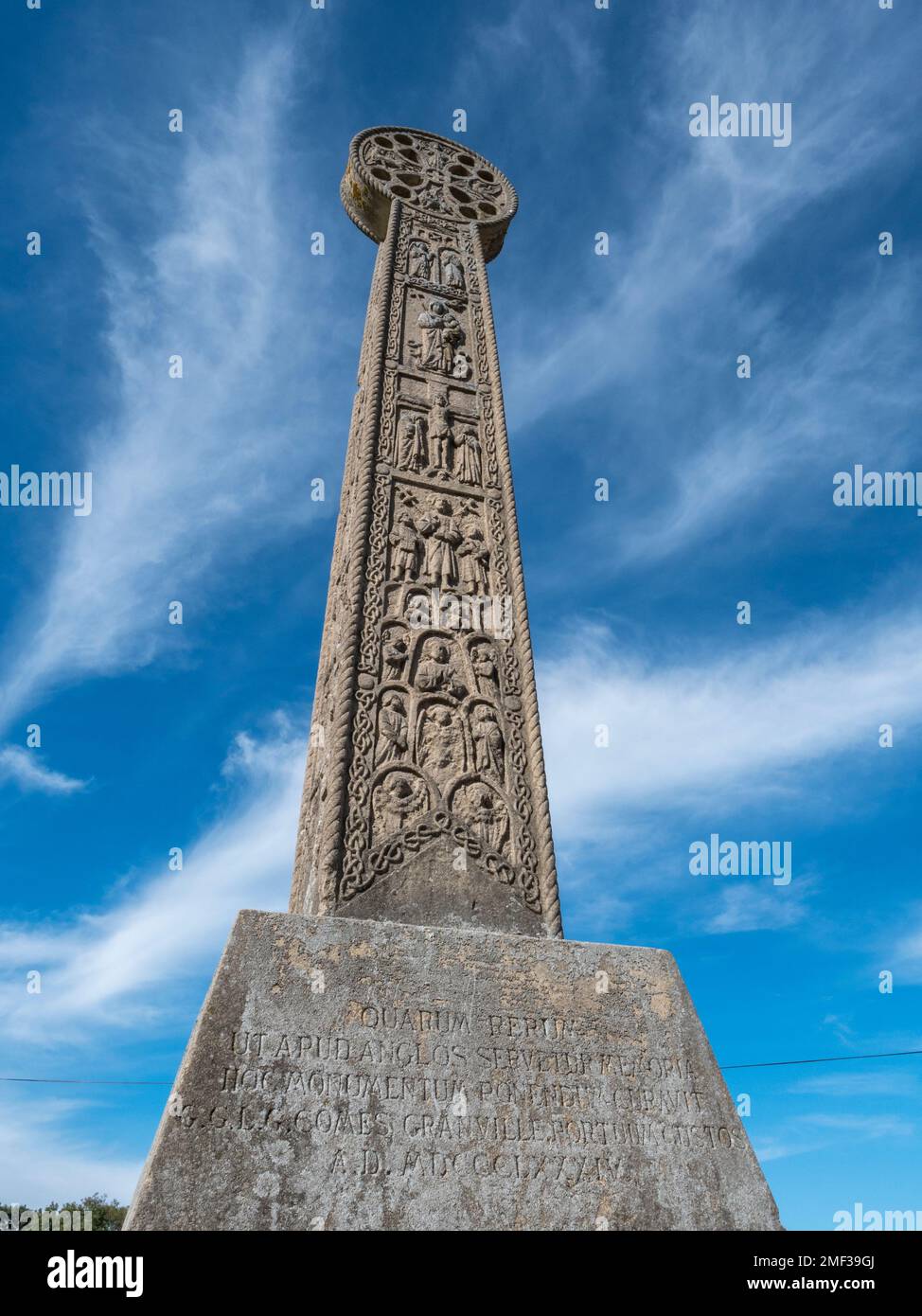 St Augustine's Cross, a stone memorial near Ramsgate, Kent, UK Stock ...