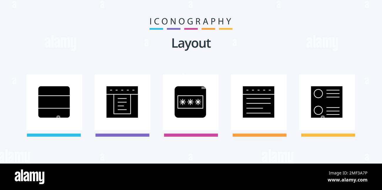 Layout Glyph 5 Icon Pack Including . layout. radio button. website. Creative Icons Design Stock Vector Image & Art - Alamy Layout Glyph 5 Icon Pack Including . Layout. Radio Button. Website. Creative Icons Design Stock Vector Image & Art - Alamy