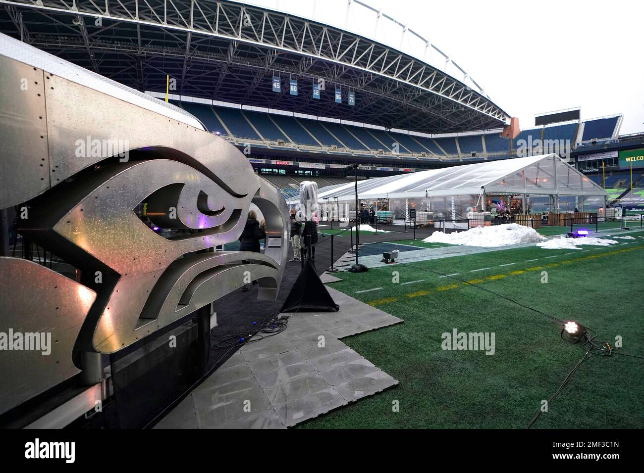 Seahawks stadium Lumen Field opens up as venue for outdoor dining