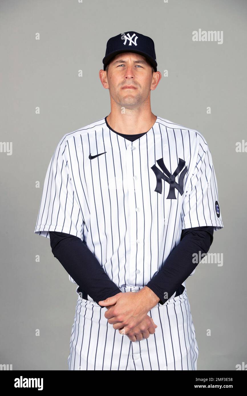 This is a 2021 photo of Darren O'Day of the New York Yankees baseball