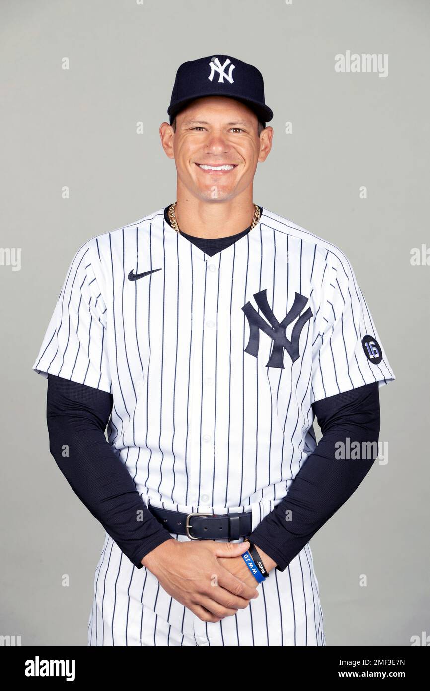 This is a 2021 photo of Derek Dietrich of the New York Yankees baseball  team. This image reflects the New York Yankees active roster as of  Wednesday, Feb. 24, 2021 when this