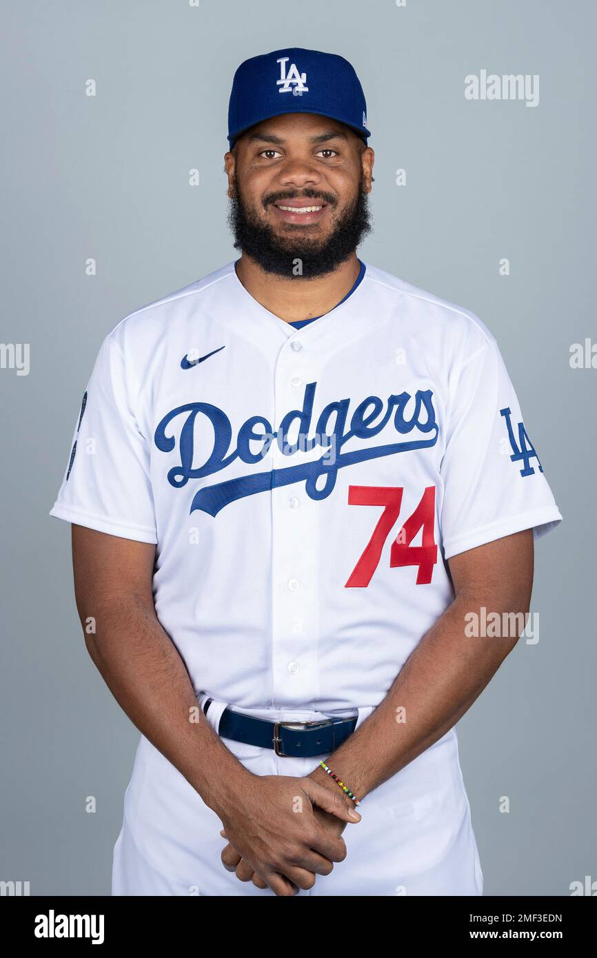 This is a 2021 photo of Kenley Jansen of the Los Angeles Dodgers