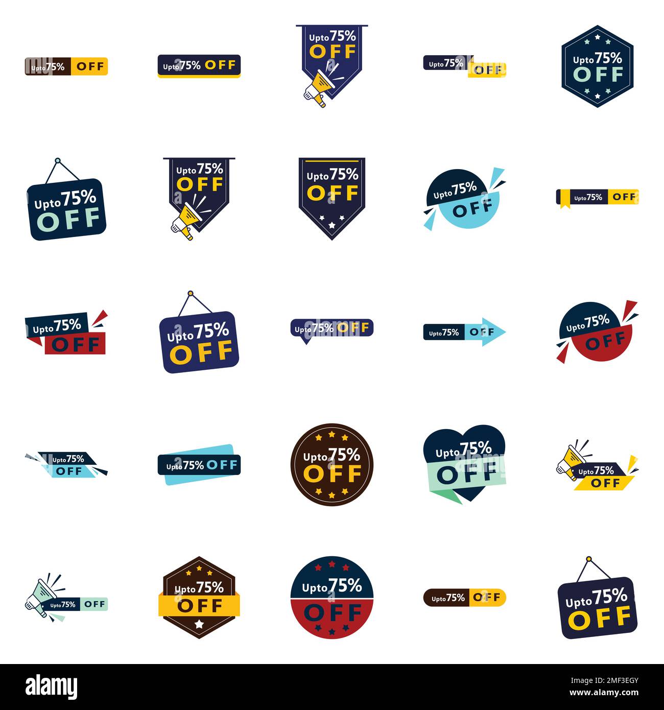 Up to 70 Off 25 Vector Banners for Your Next Sale Event Stock Vector