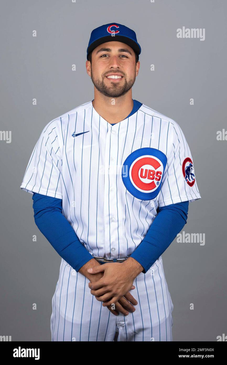 This is a 2021 photo of Alfonso Rivas of the Chicago Cubs baseball