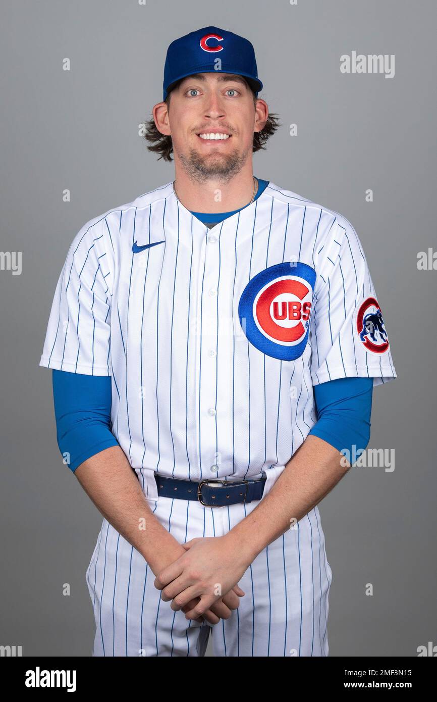 Chicago Cubs relief pitcher Dan Winkler (43) throws against the Milwaukee  Brewers in a baseball game, Tuesday, April 6, 2021, in Chicago. (AP  Photo/David Banks Stock Photo - Alamy