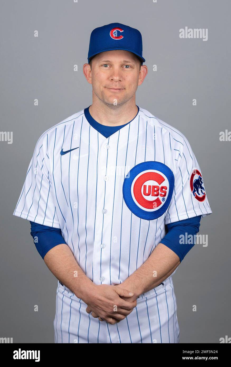 This is a 2021 photo of Andy Green of the Chicago Cubs baseball