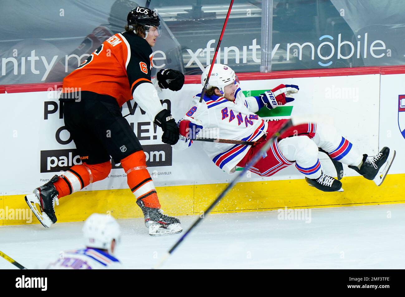 Philadelphia Flyers' Brendan Lemieux in action during an NHL