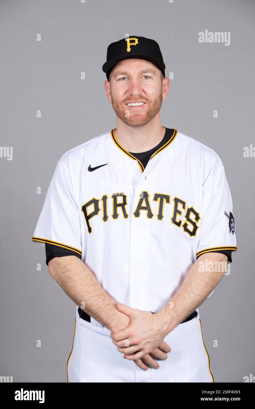 This is a 2021 photo of Todd Frazier of the Pittsburgh Pirates baseball  team. This image reflects the Pittsburgh Pirates active roster as of  Tuesday, Feb. 23, 2021 when this image was