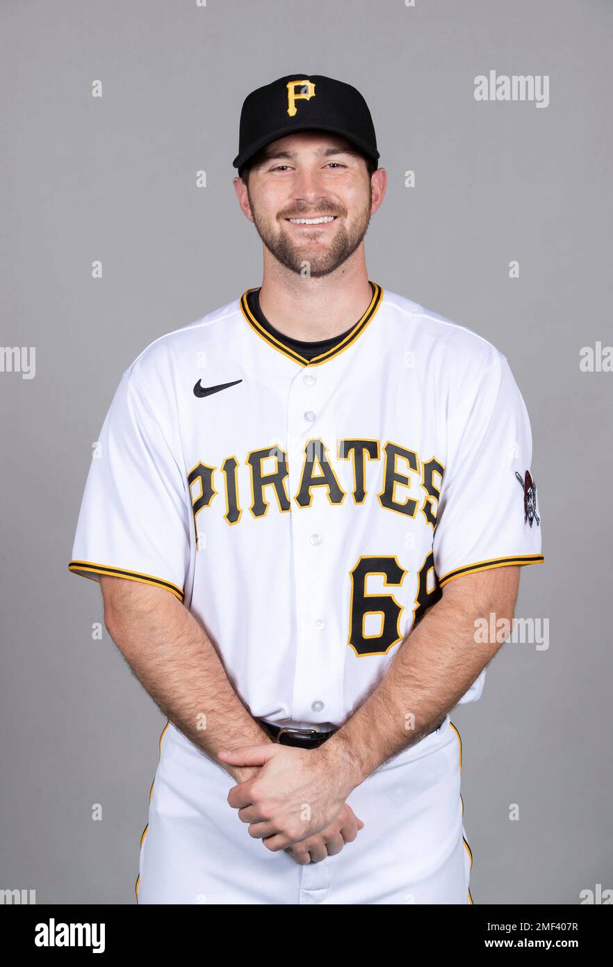 This is a 2021 photo of Jason Delay of the Pittsburgh Pirates