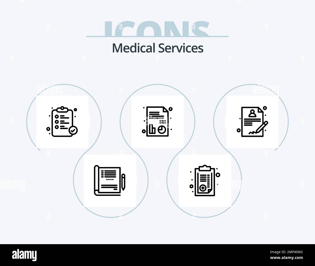 Doctor with chart Stock Vector Images - Alamy