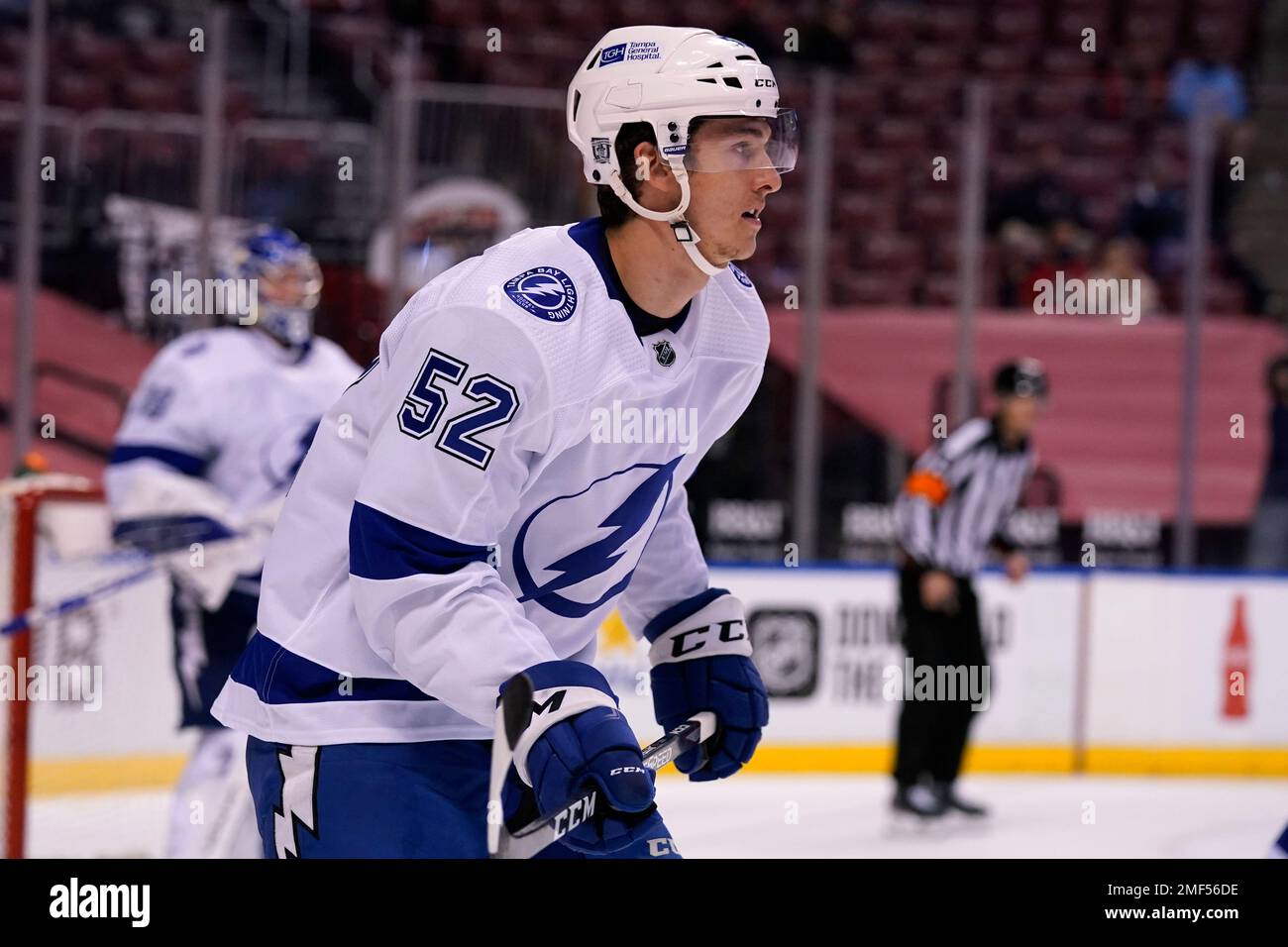 Tampa Bay Lightning defenseman Callan Foote in action during the second