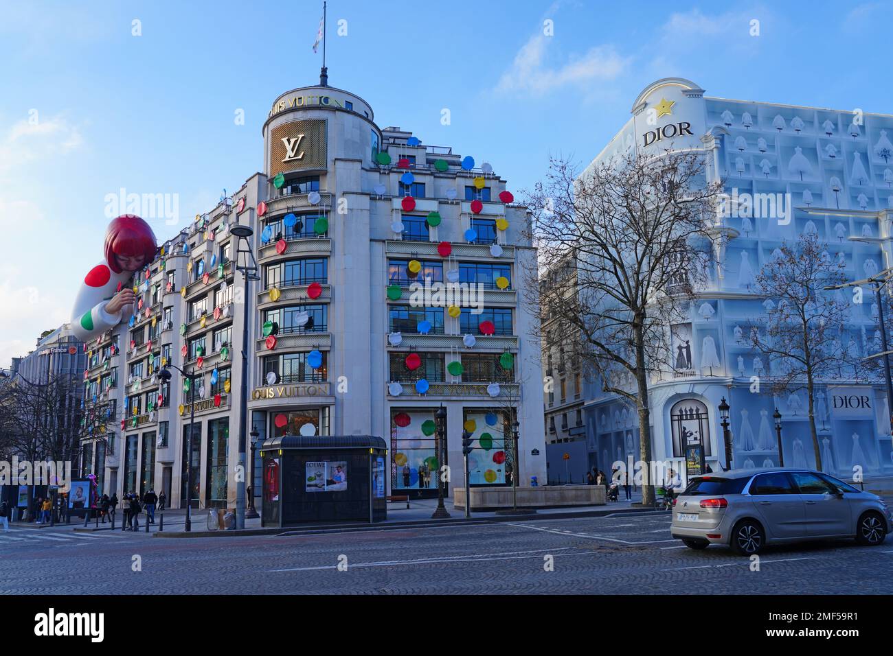 Louis Vuitton flagship store, 101 avenue Champs-Elysées, Paris, France  Stock Photo - Alamy