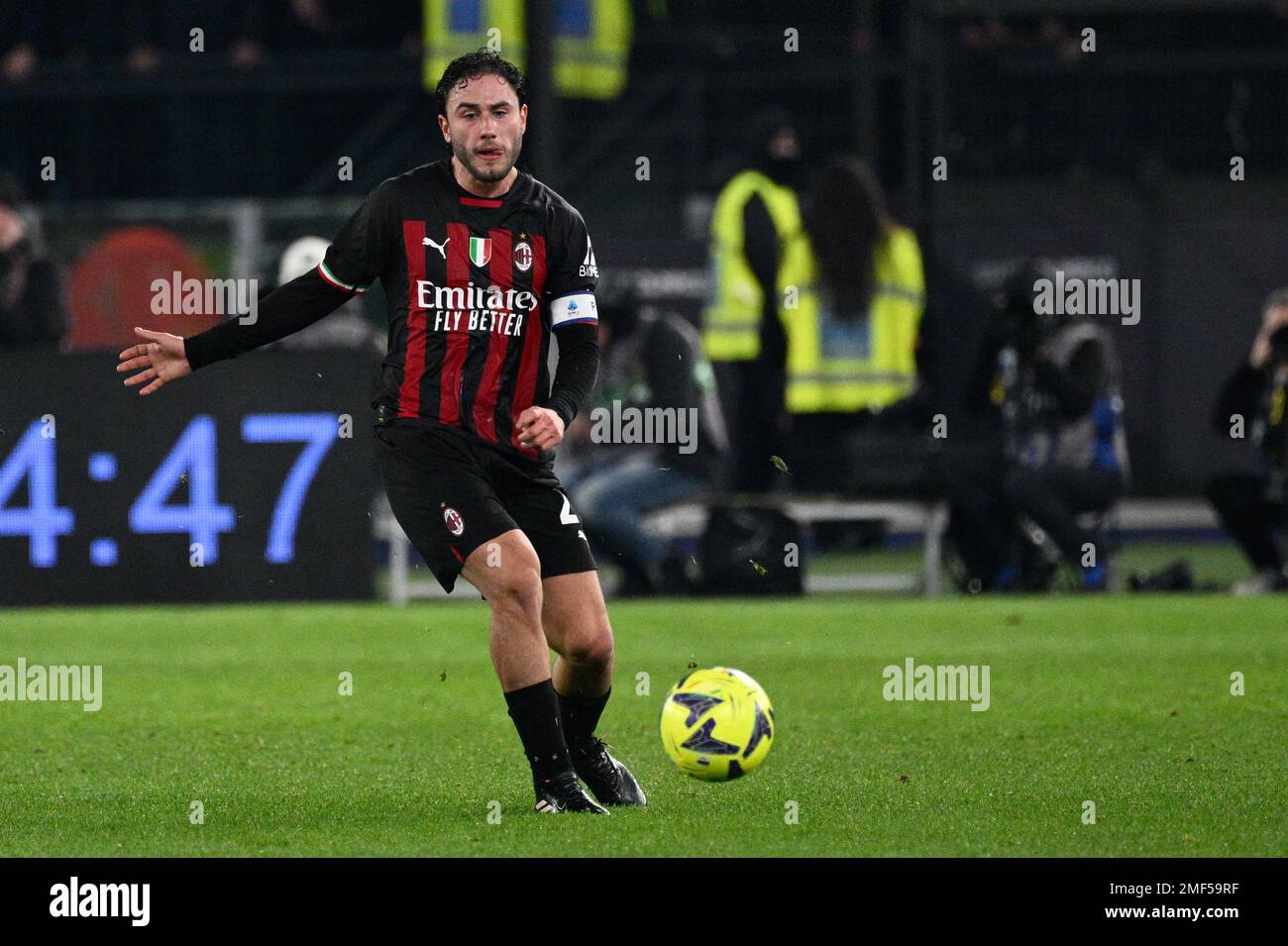 Davide Calabria (AC Milan) during the Italian Football Championship