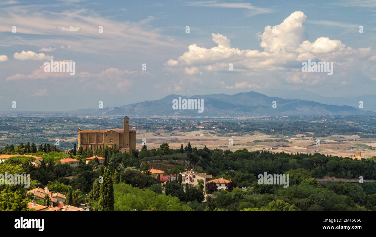 Panorama with Church of St. Justus and Clement (