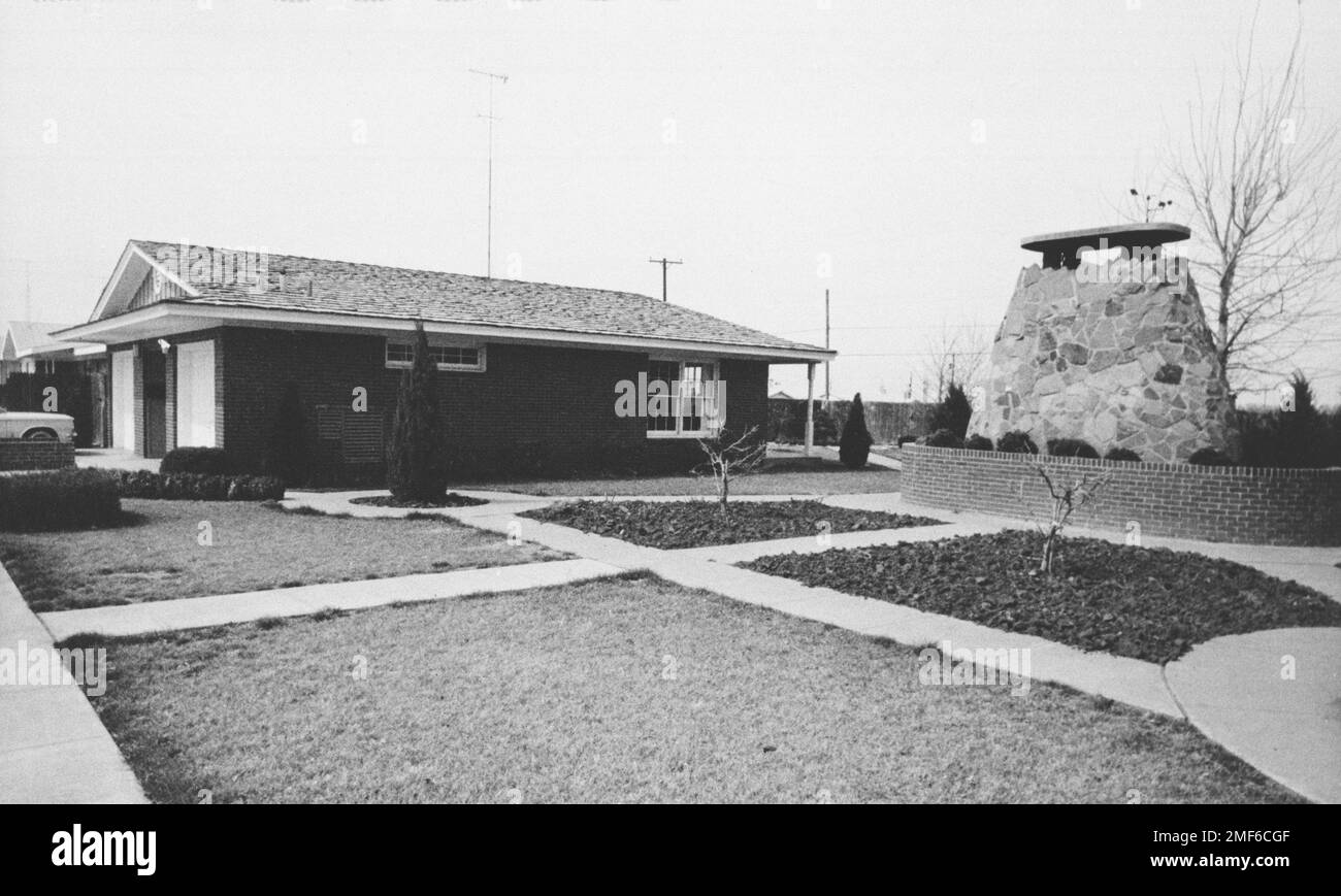 This is a ground level view, shown May 21, 1966, of the Plainview