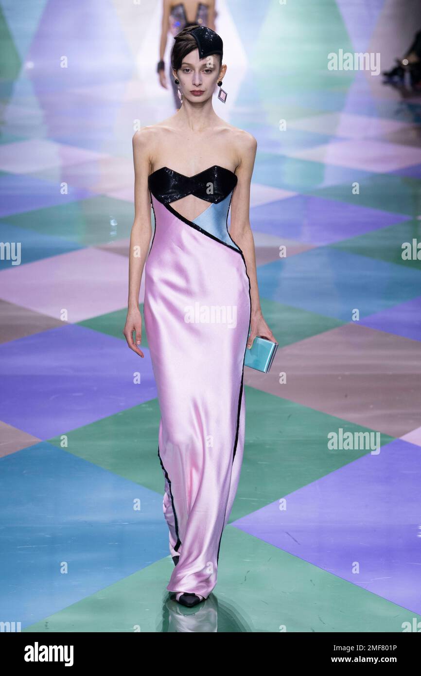 GIORGIO ARMANI PRIVE Haute Couture Spring-Summer 2023 Runway during Haute  Couture Week on January 2023 - Paris, France 24/01/2023 Stock Photo - Alamy