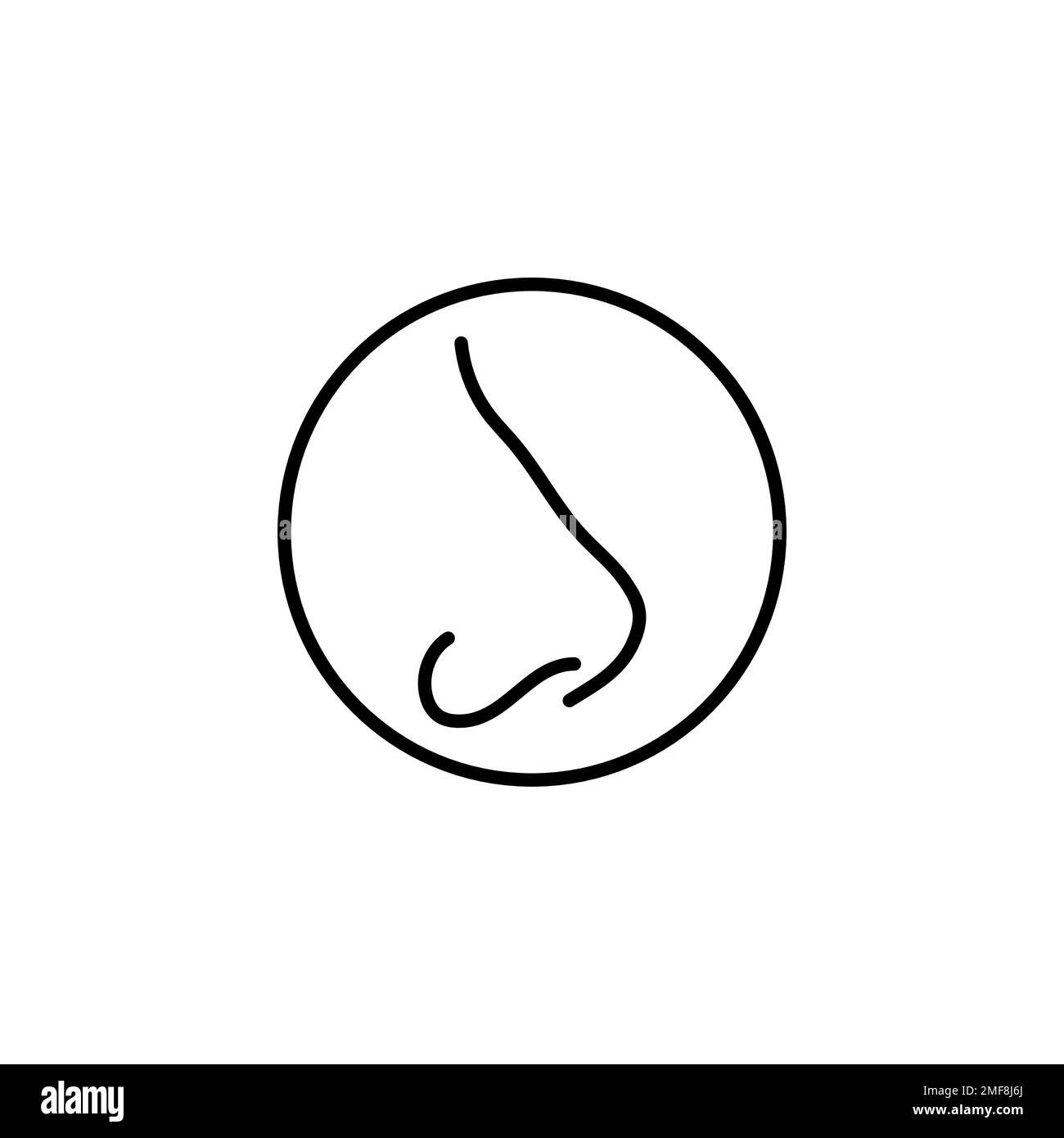 Sense of smell illustration Black and White Stock Photos & Images Alamy