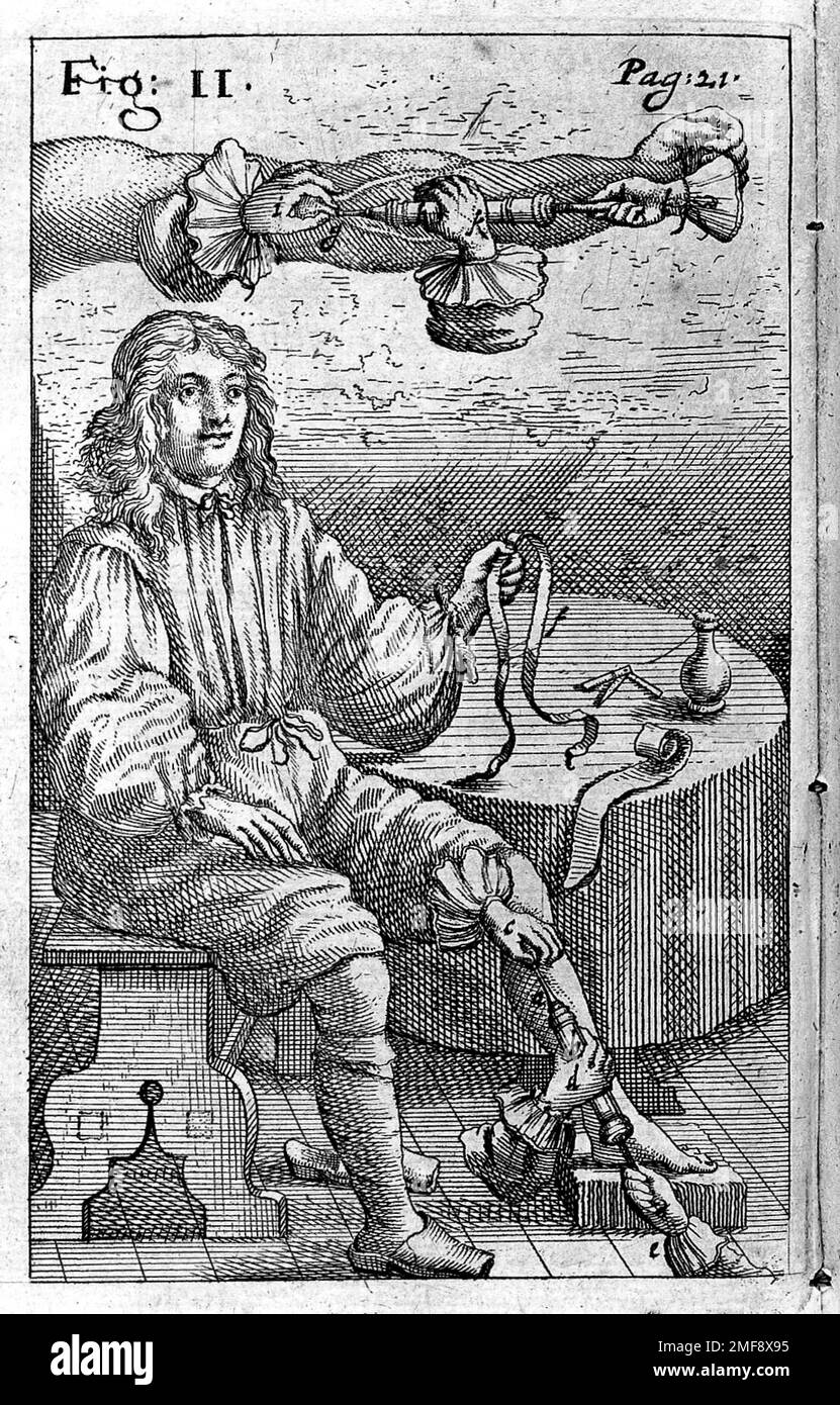 The First Injection Shot First intravenous injection, 17th century illustration Stock Photo - Alamy